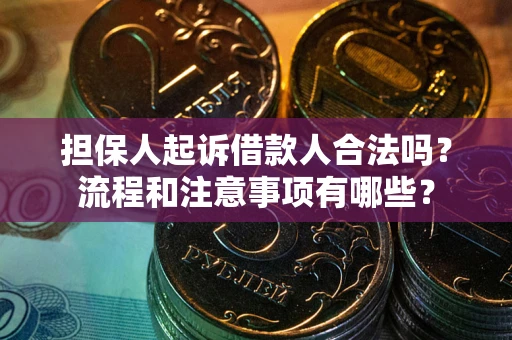北京担保人起诉借款人合法吗？流程和注意事项有哪些？