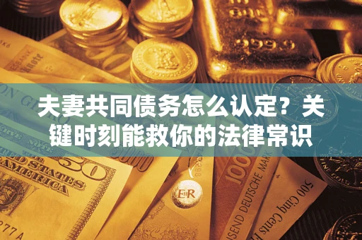 北京夫妻共同债务怎么认定？关键时刻能救你的法律常识