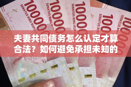 北京夫妻共同债务怎么认定才算合法？如何避免承担未知的债务风险？